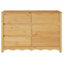 Cómoda ""DRAMMEN"" 111x43x73,5 cm de Madera Sólida de Pino de , Cajoneras - Ref: Foro24-42003050, Precio: 186,59 €, Descuento: %