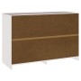 Comoda ""DRAMMEN"" Blanca 111x43x73,5 cm de Madera Sólida de Pino de , Cajoneras - Ref: Foro24-42003051, Precio: 185,30 €, De...