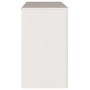 Comoda ""DRAMMEN"" Blanca 111x43x73,5 cm de Madera Sólida de Pino de , Cajoneras - Ref: Foro24-42003051, Precio: 185,30 €, De...