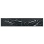 Mesa de consola vidrio templado negro 180x35x75,5 cm de vidaXL, Mesas auxiliares - Ref: Foro24-331705, Precio: 93,47 €, Descu...