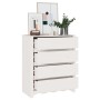 Cajonera  ""DRAMMEN"" Blanca 76,5x40x91 cm Madera Maciza de Pino | Foro24.es | Tu tienda online para hogar, jardín y más Foro24.es