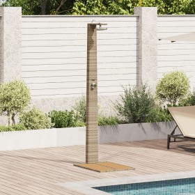 Ducha de Jardín Beige 60x80x214 cm Rattan Sintético de , Accesorios para piscinas y spa - Ref: Foro24-42003417, Precio: 124,0...