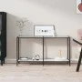 Mesa de consola vidrio templado blanco 140x35x75,5 cm de vidaXL, Mesas auxiliares - Ref: Foro24-331696, Precio: 74,98 €, Desc...