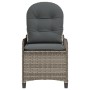 Sillón Reclinable  con Cojín Gris de Ratán Poliéster | Foro24.es | Tu tienda online para hogar, jardín y más Foro24.es