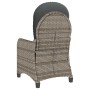 Sillón Reclinable  con Cojín Gris de Ratán Poliéster | Foro24.es | Tu tienda online para hogar, jardín y más Foro24.es