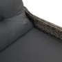 Sillón Reclinable  con Cojín Gris de Ratán Poliéster | Foro24.es | Tu tienda online para hogar, jardín y más Foro24.es