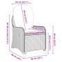 Sillón Reclinable  con Cojín Gris de Ratán Poliéster | Foro24.es | Tu tienda online para hogar, jardín y más Foro24.es