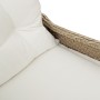 Sillón Recliner con Cojín Beige de Poliratán de , Sillas de jardín - Ref: Foro24-42003420, Precio: 119,31 €, Descuento: %