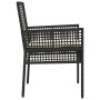 Sillas de Jardín 2 pcs con Cojines Negro Poliratán de , Sillas de jardín - Ref: Foro24-42003445, Precio: 120,53 €, Descuento: %