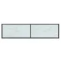 Mesa de consola vidrio templado blanco 140x35x75,5 cm de vidaXL, Mesas auxiliares - Ref: Foro24-331696, Precio: 74,98 €, Desc...
