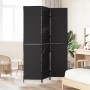 Biombo de 3 paneles plegable negro 146x180 cm de poliratán de , Divisores de ambientes - Ref: Foro24-42003668, Precio: 101,42...