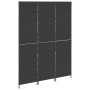 Biombo de 3 paneles plegable negro 146x180 cm de poliratán de , Divisores de ambientes - Ref: Foro24-42003668, Precio: 101,42...
