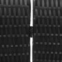 Biombo de 3 paneles plegable negro 146x180 cm de poliratán de , Divisores de ambientes - Ref: Foro24-42003668, Precio: 101,42...