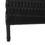 Biombo de 3 paneles plegable negro 146x180 cm de poliratán de , Divisores de ambientes - Ref: Foro24-42003668, Precio: 101,42...