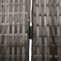 Divisor de habitación 3 paneles plegable gris 147x180 cm ratán polipropileno de , Divisores de ambientes - Ref: Foro24-420036...