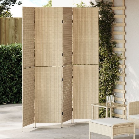 Divisores de habitación Beige Madera, Tela de , Divisores de ambientes - Ref: Foro24-42003679, Precio: 169,69 €, Descuento: %