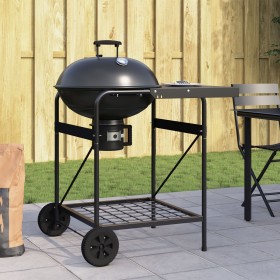 Carro de Barbacoa de Carbón con Tapa Negro 96x72x113 cm Metal de , Barbacoas - Ref: Foro24-42003856, Precio: 189,17 €, Descue...