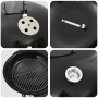 Carro de Barbacoa de Carbón con Tapa Negro 96x72x113 cm Metal de , Barbacoas - Ref: Foro24-42003856, Precio: 189,17 €, Descue...