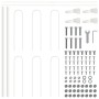 Panel de Cerca de Jardín Blanco Acero 170 x 60 cm Durable de , Paneles de vallas - Ref: Foro24-42003883, Precio: 49,63 €, Des...