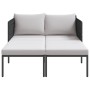 Tumbona con cojines para 2 personas Anthracite 115x153x69,5 cm Acero de , Tumbonas - Ref: Foro24-42004134, Precio: 260,56 €, ...