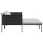 Tumbona con cojines para 2 personas Anthracite 115x153x69,5 cm Acero de , Tumbonas - Ref: Foro24-42004134, Precio: 260,56 €, ...
