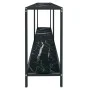 Black tempered glass console table 160x35x75.5 cm by vidaXL, Side tables - Ref: Foro24-331701, Price: 105,62 €, Discount: %