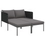 Tumbona con cojines para 2 personas Anthracite 115x153x69,5 cm Acero de , Tumbonas - Ref: Foro24-42004135, Precio: 260,56 €, ...