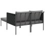 Tumbona con cojines para 2 personas Anthracite 115x153x69,5 cm Acero de , Tumbonas - Ref: Foro24-42004135, Precio: 260,56 €, ...