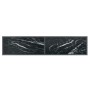 Mesa consola vidrio templado negro 160x35x75,5 cm de vidaXL, Mesas auxiliares - Ref: Foro24-331701, Precio: 108,09 €, Descuen...