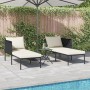 Tumbona con cojines para 2 personas color antracita 115x153x69,5 cm de acero de , Tumbonas - Ref: Foro24-42004136, Precio: 26...