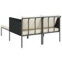 Tumbona con cojines para 2 personas color antracita 115x153x69,5 cm de acero de , Tumbonas - Ref: Foro24-42004136, Precio: 26...
