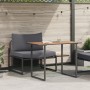 Conjunto de Comedor de Jardín de 2 Piezas con Asiento Individual y Cojines Antracita de , Conjuntos de jardín - Ref: Foro24-4...