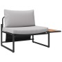 Conjunto de Comedor de Jardín de 2 Piezas Silla Individual con Cojines Gris Claro de , Conjuntos de jardín - Ref: Foro24-4200...