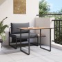 Conjunto de Comedor de Jardín de 2 Piezas con Asiento Individual y Cojines Antracita de , Conjuntos de jardín - Ref: Foro24-4...