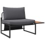Conjunto de Comedor de Jardín de 2 Piezas con Asiento Individual y Cojines Antracita de , Conjuntos de jardín - Ref: Foro24-4...