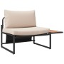 Conjunto de Comedor Jardín de 2 Piezas Silla Individual con Cojines Taupe de , Conjuntos de jardín - Ref: Foro24-42004139, Pr...