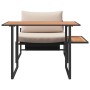 Conjunto de Comedor Jardín de 2 Piezas Silla Individual con Cojines Taupe de , Conjuntos de jardín - Ref: Foro24-42004139, Pr...