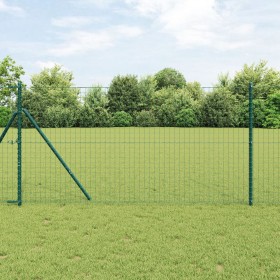 Comprar Juego de postes de cerca Set de 13 Verde