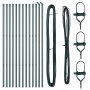 Conjunto de Postes de Cerca  Conjunto de 13 Verde Metal | Foro24.es | Tu tienda online para hogar, jardín y más Foro24.es
