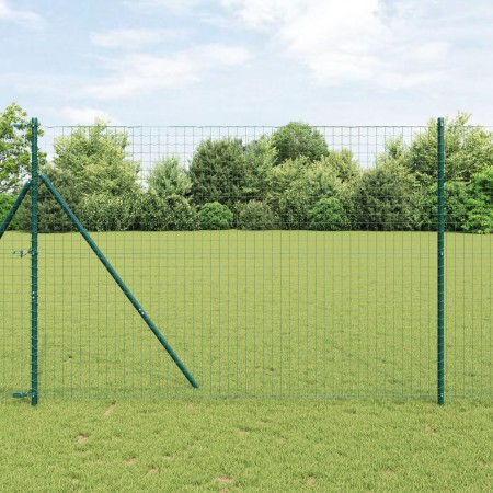 Set de Poste de Cerca Set de 7 Verde Metal de , Postes de cerca - Ref: Foro24-42004200, Precio: 71,62 €, Descuento: %