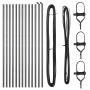 Set de postes de cercas  Set de 13 Gris Acero | Foro24.es | Tu tienda online para hogar, jardín y más Foro24.es