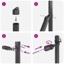 Set de postes de cercas  Set de 13 Gris Acero | Foro24.es | Tu tienda online para hogar, jardín y más Foro24.es
