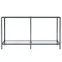 Mesa consola transparente vidrio templado 140x35x75,5 cm de vidaXL, Mesas auxiliares - Ref: Foro24-331694, Precio: 87,01 €, D...