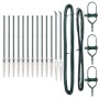 Set de Postes de Cerca con Punta Set de 13 Verde Plástico de , Postes de cerca - Ref: Foro24-42004235, Precio: 120,19 €, Desc...