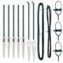 Juego de Postes de Cerca con Picos Set de 7 Verde Metal de , Postes de cerca - Ref: Foro24-42004236, Precio: 93,07 €, Descuen...