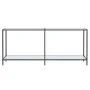 Mesa de consola vidrio templado blanco 180x35x75,5 cm de vidaXL, Mesas auxiliares - Ref: Foro24-331704, Precio: 114,77 €, Des...