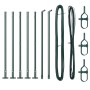 Kit de Postes de Cerramiento con Bases Set de 7 Verde de , Postes de cerca - Ref: Foro24-42004286, Precio: 63,75 €, Descuento: %