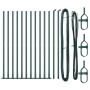 Kit de postes de cercas  Juego de 26 Verde Metal | Foro24.es | Tu tienda online para hogar, jardín y más Foro24.es