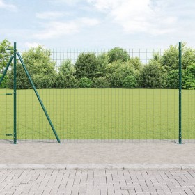 Juego de postes de cercas Conjunto de 14 Verde de , Postes de cerca - Ref: Foro24-42004296, Precio: 82,34 €, Descuento: %