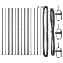 Set de Posts de Cerca Set de 26 Gris Concreto 3.2 x 3.2 x 78.5 cm de , Postes de cerca - Ref: Foro24-42004309, Precio: 120,84...